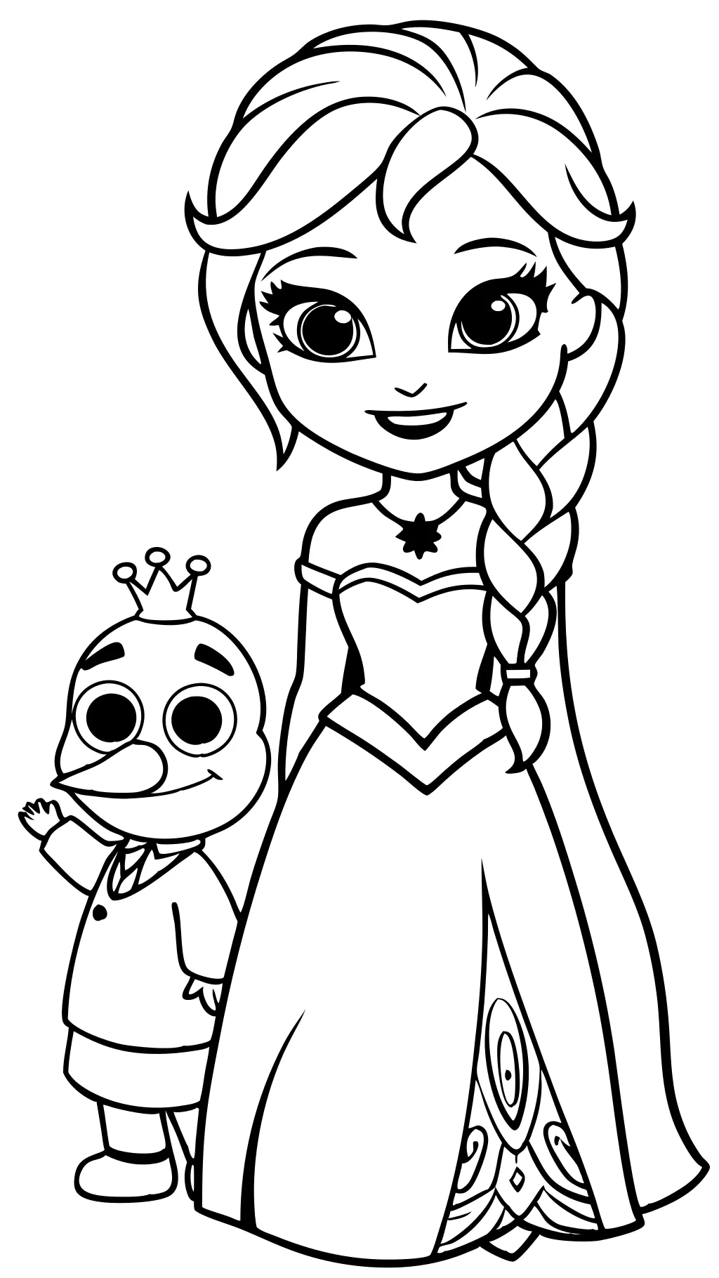 frozen coloring pages free printables